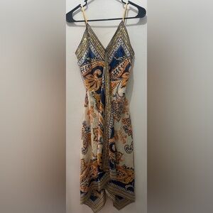 Elegant Multicolor Sleeveless Dress